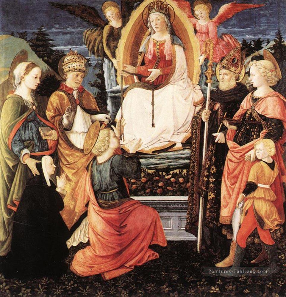 Madonna Della Cintola Renaissance Filippo Lippi Peintures à l'huile